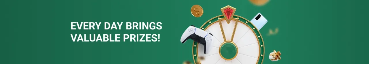 EVERY DAY BRINGS VALUABLE PRIZES strip
